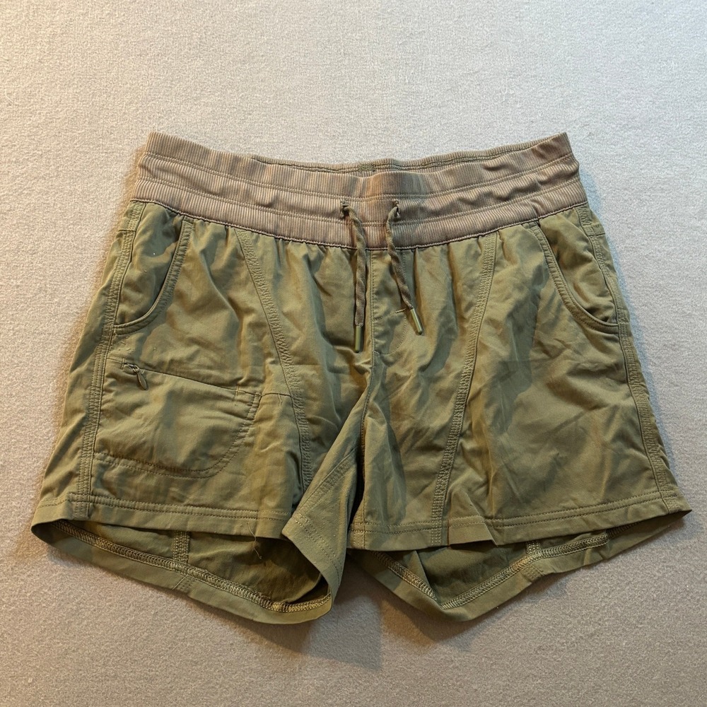 The North Face Aphrodite Shorts Womens M Green Hiking Outdoor Casual Gorpcore
